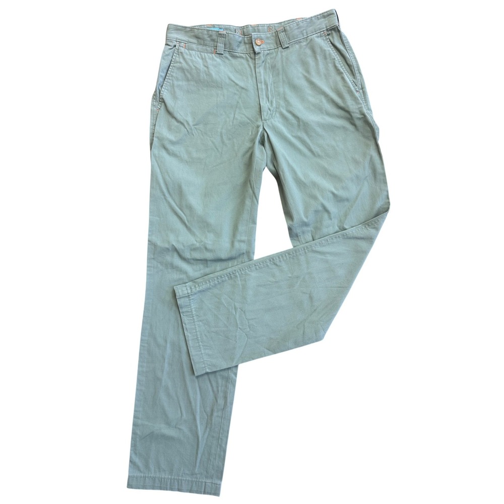 J. McLaughlin Light Sage Green Chinos
